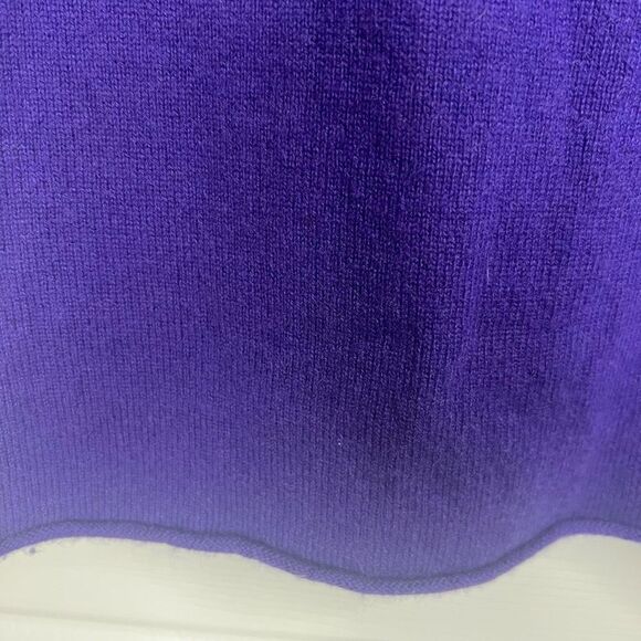 Fenn Wright‎ Manson Purple 2 Ply Cashmere Crew Neck Pullover Sweater Size XS - Picture 9 of 10